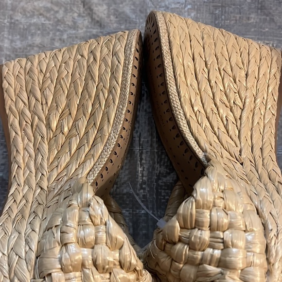 ✅Antonio Melani Magee Braided Raffia Wedges Sandal Open Toe NEW! - Picture 5 of 6